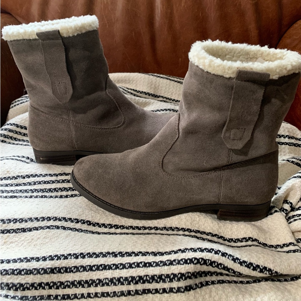 Sole Society suede ankle boot